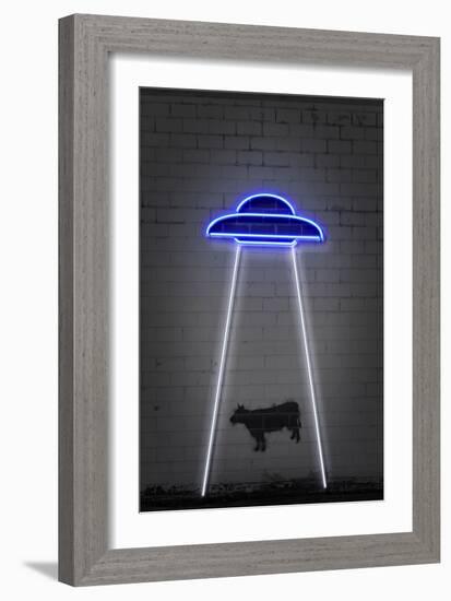 UFO-O.M.-Framed Giclee Print