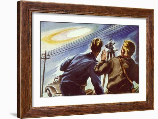 UFOs, Hall, Boise-null-Framed Art Print