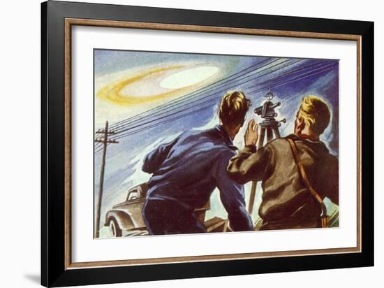 UFOs, Hall, Boise-null-Framed Art Print