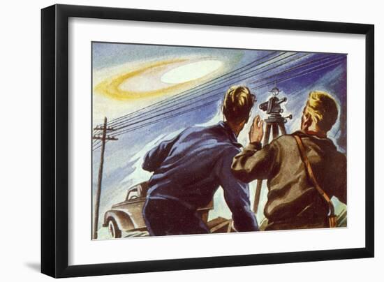 UFOs, Hall, Boise-null-Framed Art Print