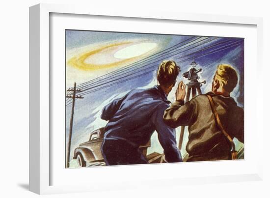 UFOs, Hall, Boise-null-Framed Art Print