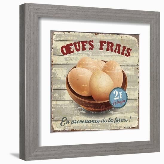 Œufs frais-Bruno Pozzo-Framed Art Print