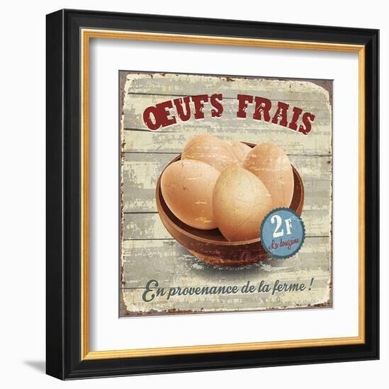 Œufs frais-Bruno Pozzo-Framed Art Print