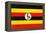 Uganda Flag Design with Wood Patterning - Flags of the World Series-Philippe Hugonnard-Framed Stretched Canvas