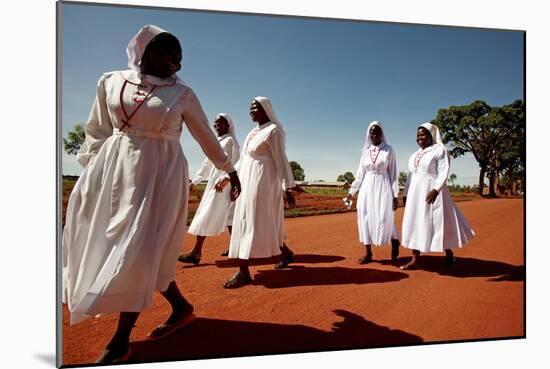 Ugandan Nuns-Mauro Fermariello-Mounted Photographic Print