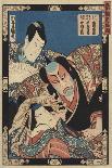 Three Kabuki Actors-Ugatawa Toyokuni III-Framed Premier Image Canvas