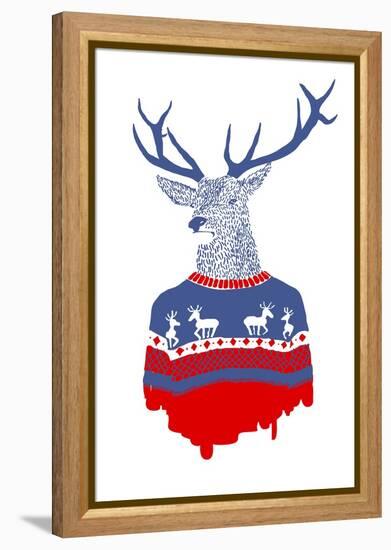 Ugly Winter Pulover-Robert Farkas-Framed Premier Image Canvas