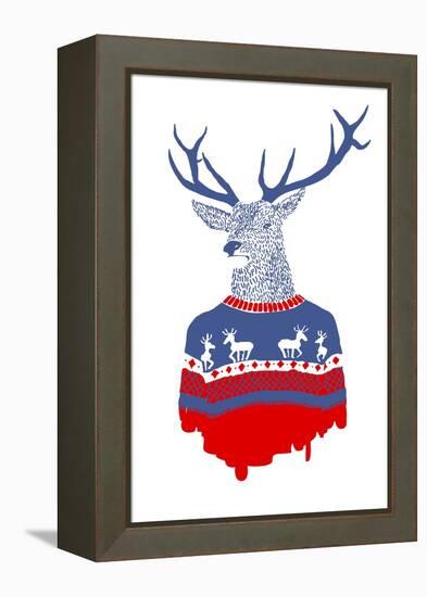 Ugly Winter Pulover-Robert Farkas-Framed Premier Image Canvas