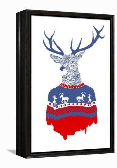 Ugly Winter Pulover-Robert Farkas-Framed Premier Image Canvas