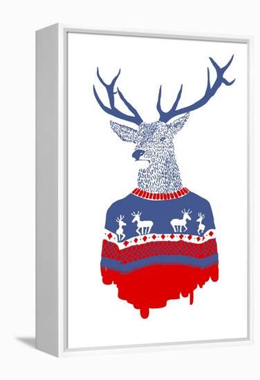 Ugly Winter Pulover-Robert Farkas-Framed Premier Image Canvas