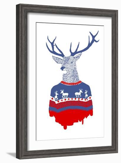 Ugly Winter Pulover-Robert Farkas-Framed Giclee Print