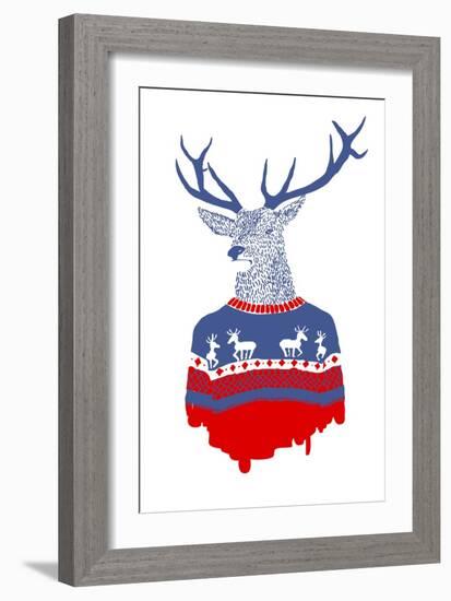 Ugly Winter Pulover-Robert Farkas-Framed Giclee Print