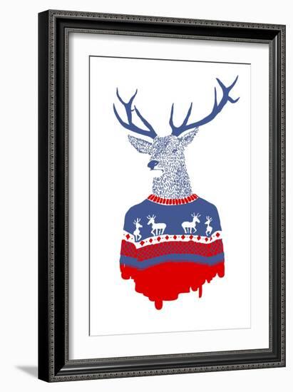 Ugly Winter Pulover-Robert Farkas-Framed Giclee Print