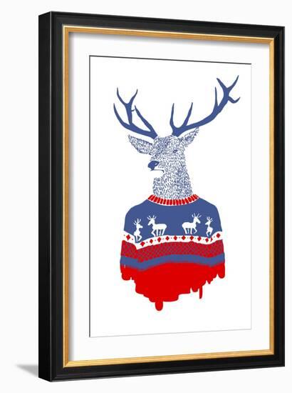 Ugly Winter Pulover-Robert Farkas-Framed Giclee Print