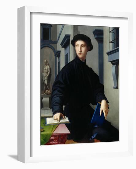 Ugolino Martelli, 1536-37-Agnolo Bronzino-Framed Giclee Print