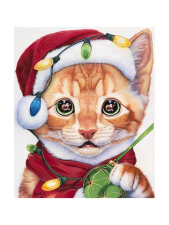 Uh Oh Santa Giclee Print Jenny Newland Art Com