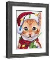 Uh Oh! Santa!-Jenny Newland-Framed Giclee Print