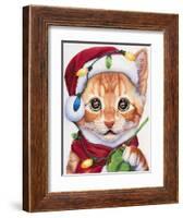 Uh Oh! Santa!-Jenny Newland-Framed Giclee Print
