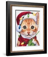 Uh Oh! Santa!-Jenny Newland-Framed Giclee Print