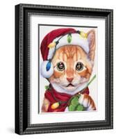 Uh Oh! Santa!-Jenny Newland-Framed Giclee Print