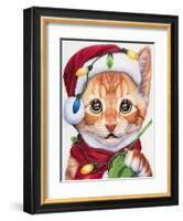 Uh Oh! Santa!-Jenny Newland-Framed Giclee Print