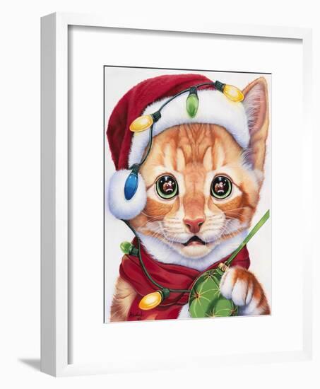 Uh Oh! Santa!-Jenny Newland-Framed Giclee Print