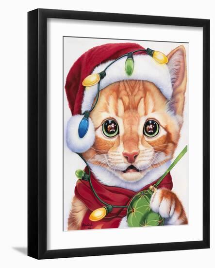 Uh Oh! Santa!-Jenny Newland-Framed Giclee Print