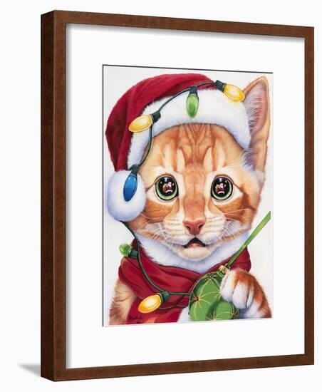 Uh Oh! Santa!-Jenny Newland-Framed Giclee Print