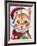 Uh Oh! Santa!-Jenny Newland-Framed Giclee Print