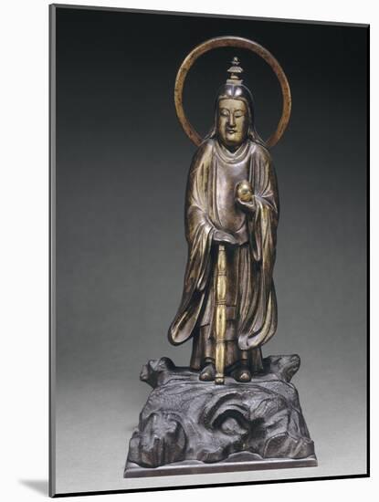 Uhô-Dôji, la déesse du soleil Amaterasu, en tant que manifestation du Bouddha suprême-null-Mounted Giclee Print