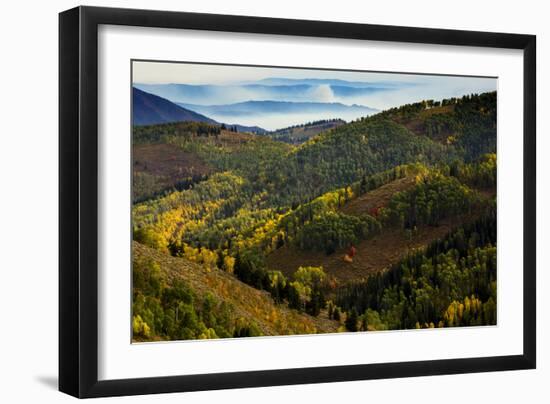 Uinta NF, Mt Nebo Loop Scenic Byway, Utah: This Byway Corsses The Uinta NF Between Nephi And Payson-Ian Shive-Framed Photographic Print