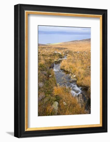 Uisge Soluis Mhoir, burn on the walk up to Coire-Fhionn Lochan, Isle of Arran, North Ayrshire, Scot-Gary Cook-Framed Photographic Print