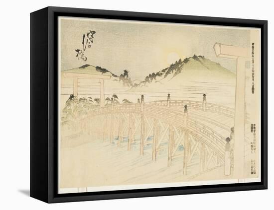 Uji-Bashi, March 1891-null-Framed Premier Image Canvas