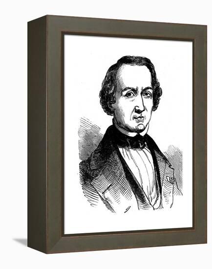 Ujj Leverrier, French Astronomer Who Calculated the Position of Planet Neptune in 1846-null-Framed Premier Image Canvas