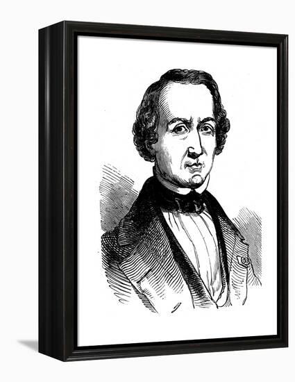 Ujj Leverrier, French Astronomer Who Calculated the Position of Planet Neptune in 1846-null-Framed Premier Image Canvas