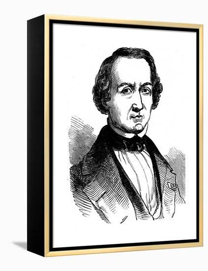 Ujj Leverrier, French Astronomer Who Calculated the Position of Planet Neptune in 1846-null-Framed Premier Image Canvas