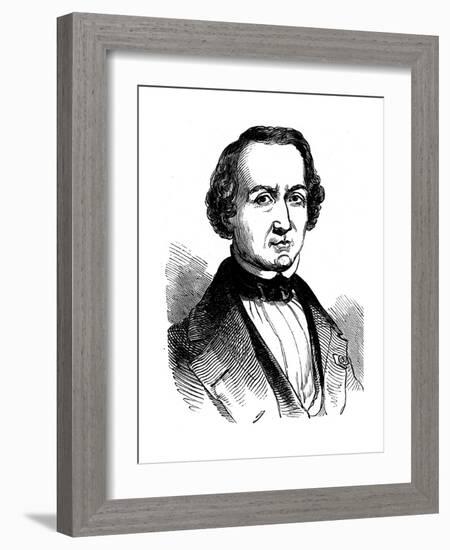 Ujj Leverrier, French Astronomer Who Calculated the Position of Planet Neptune in 1846-null-Framed Giclee Print