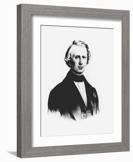 Ujj Leverrier, French Astronomer Who Calculated the Position of Planet Neptune in 1846-null-Framed Giclee Print