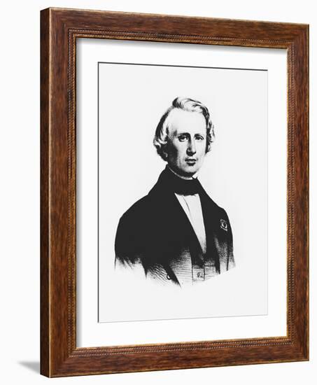 Ujj Leverrier, French Astronomer Who Calculated the Position of Planet Neptune in 1846-null-Framed Giclee Print