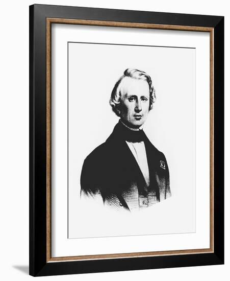 Ujj Leverrier, French Astronomer Who Calculated the Position of Planet Neptune in 1846-null-Framed Giclee Print