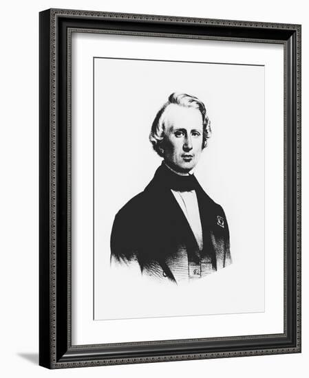 Ujj Leverrier, French Astronomer Who Calculated the Position of Planet Neptune in 1846-null-Framed Giclee Print