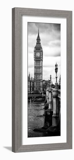 UK Buildings Landscape - Big Ben and Westminster Bridge - London - England - Door Poster-Philippe Hugonnard-Framed Photographic Print