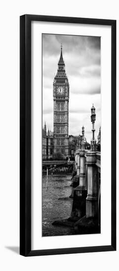 UK Buildings Landscape - Big Ben and Westminster Bridge - London - England - Door Poster-Philippe Hugonnard-Framed Photographic Print