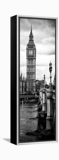 UK Buildings Landscape - Big Ben and Westminster Bridge - London - England - Door Poster-Philippe Hugonnard-Framed Premier Image Canvas