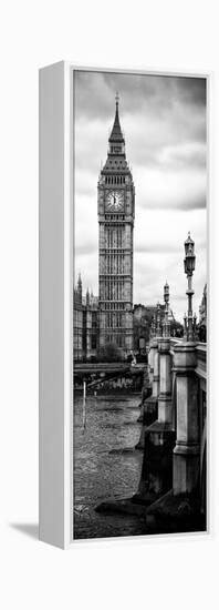 UK Buildings Landscape - Big Ben and Westminster Bridge - London - England - Door Poster-Philippe Hugonnard-Framed Premier Image Canvas