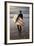 Uk, Cornwall, Polzeath. a Woman Looks Out to See, Preparing for an Evening Surf. Mr-Niels Van Gijn-Framed Photographic Print