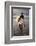 Uk, Cornwall, Polzeath. a Woman Looks Out to See, Preparing for an Evening Surf. Mr-Niels Van Gijn-Framed Photographic Print