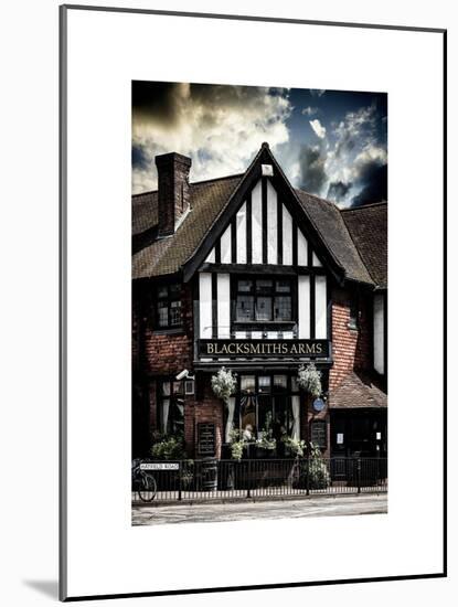 UK Cottage - The Blacksmiths Arms - St Albans - Hertfordshire - London - UK - England-Philippe Hugonnard-Mounted Art Print