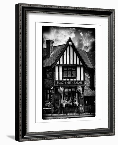 UK Cottage - The Blacksmiths Arms - St Albans - Hertfordshire - London - UK - England-Philippe Hugonnard-Framed Art Print