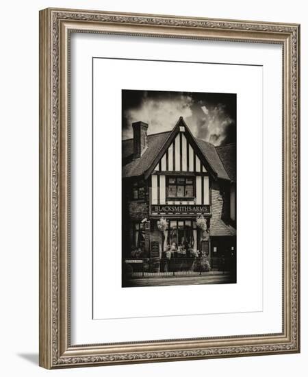 UK Cottage - The Blacksmiths Arms - St Albans - Hertfordshire - London - UK - England-Philippe Hugonnard-Framed Art Print